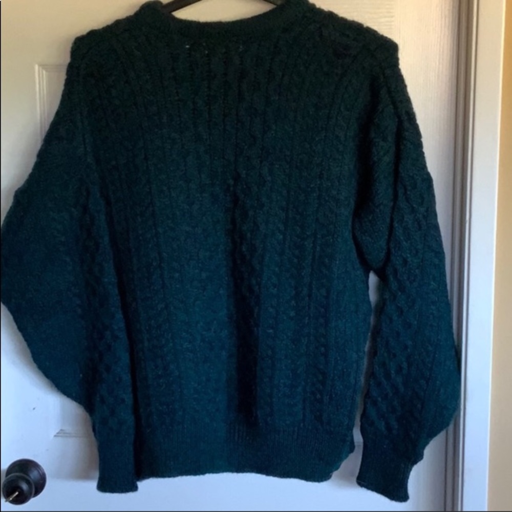 Beautiful green/blue sweater 100% wool sweater